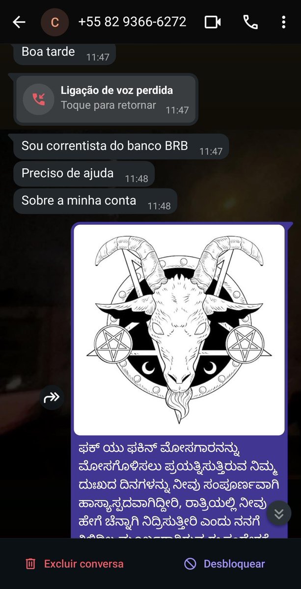 paulaobfr1994's tweet photo. Vem golpista, tenta aplicar um golpe pra ver o que te acontece. https://t.co/xlcUaeA2p8