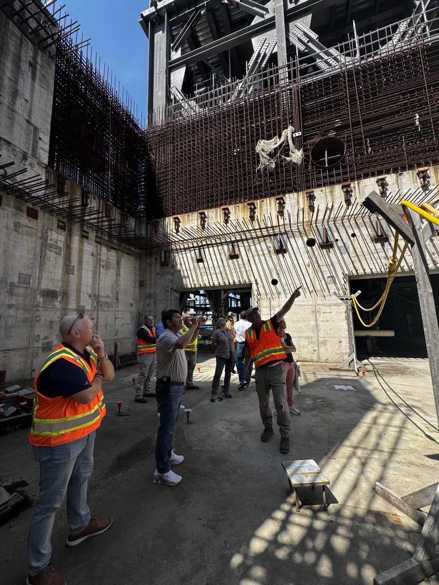 LPPCorg's tweet photo. ⚡ Member Spotlight ⚡ | @santeecooper and its partners at @Brookfield are advancing one of the nation’s most significant potential new nuclear projects, with plans to complete the Fairfield Nuclear Project, the former V.C. Summer Units 2 and 3 — two partially constructed AP1000 @WECNuclear reactors near Jenkinsville, South Carolina.

The project represents a unique opportunity to bring more than 2,000 MW of new, reliable nuclear generation online using existing infrastructure and partially completed assets.

Led by Santee Cooper President & CEO Jimmy Staton, CEOs from LPPC member utilities convened in South Carolina this week to tour the facility and hear directly from the experts working to advance the project.

LPPC thanks Jimmy and the Santee Cooper team for their leadership, insight, and hospitality.

Learn more: https://t.co/ces8TbSTf4