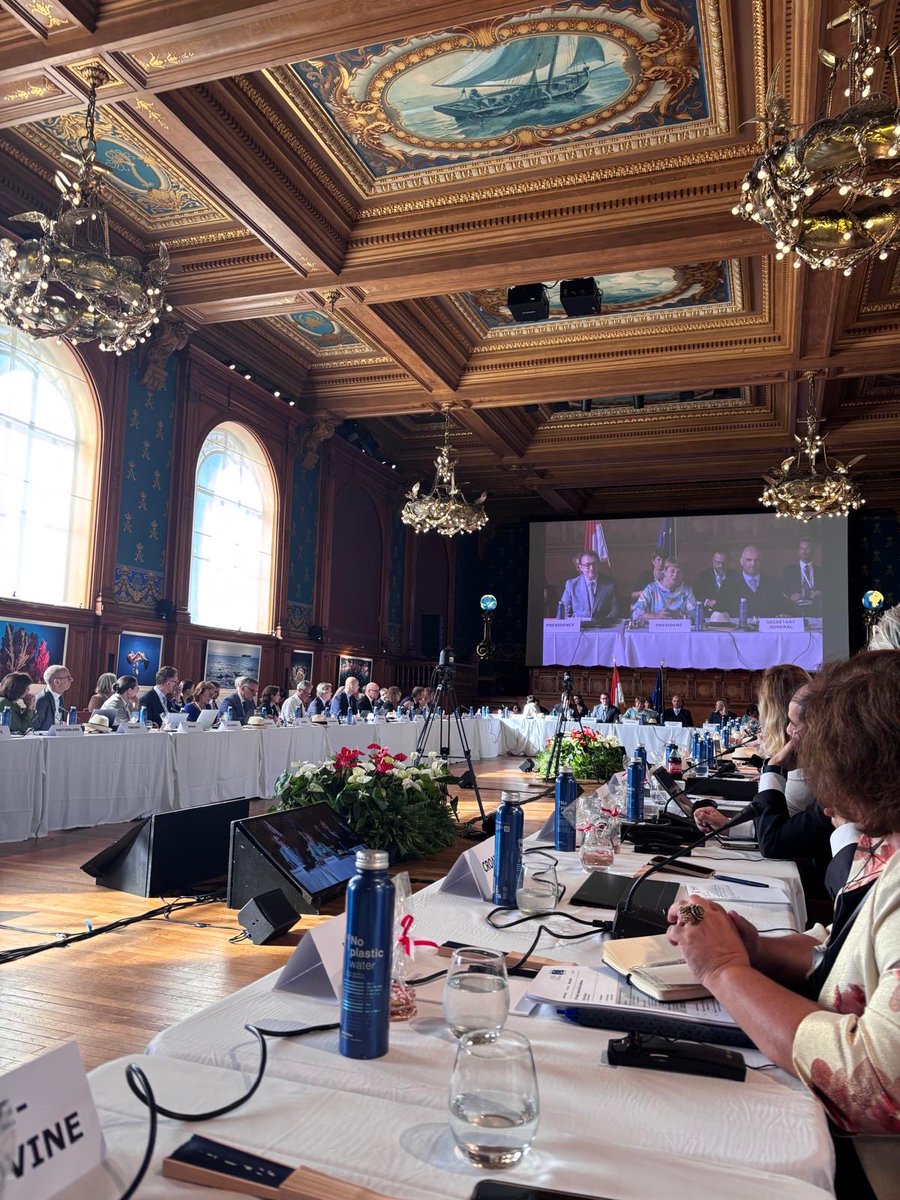 BELinCoE's tweet photo. Le Comité des délégués des Ministres s’est réuni aujourd’hui à 🇲🇨 pour discuter d’enjeux majeurs: l’agression russe contre 🇺🇦, la situation au Moyen-Orient, le droit à un environnement sain, une migration respectueuse des droits humains et la lutte contre la désinformation. https://t.co/0b2nOSQVuz