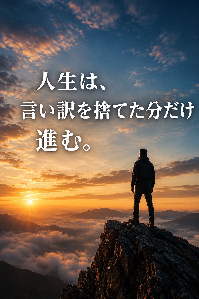 Drsatuki's tweet photo. おはよぉ~(о´∀`о)

人生は、
言い訳を捨てた分だけ進む。 https://t.co/Kif3iRDt5v