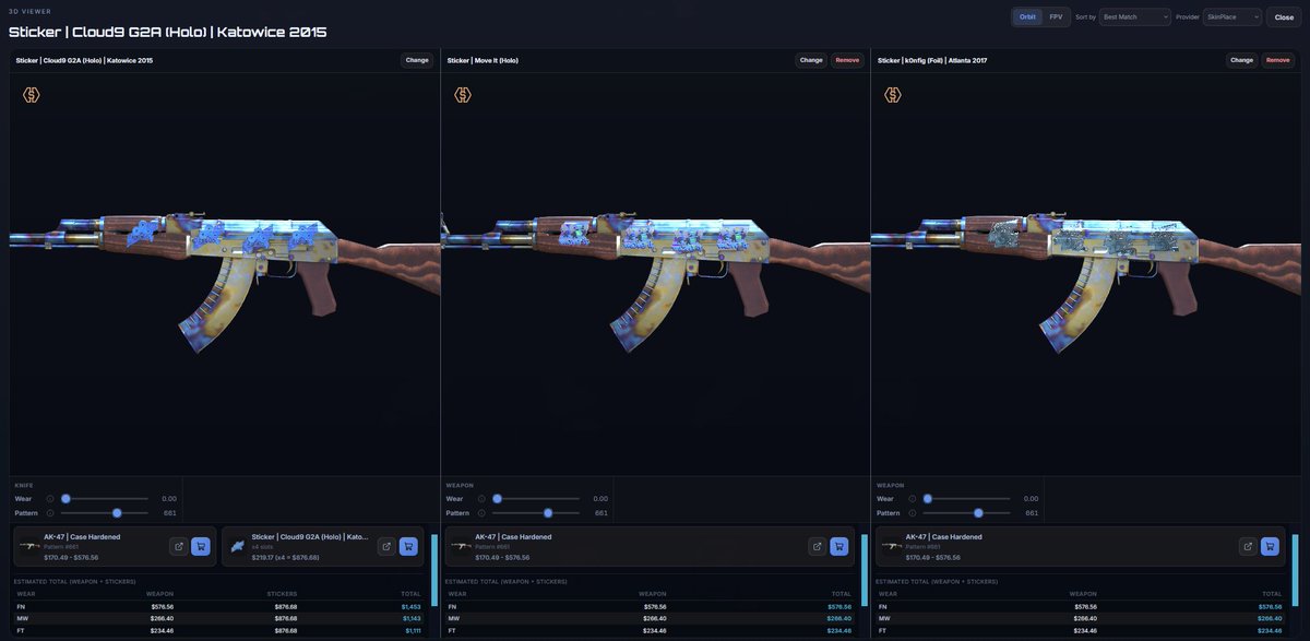 LasFar's tweet photo. Match whatever you want.

Gloves, knives, stickers, even pattern-based skins.

Built for the perfect craft.

https://t.co/t61nCNcpFP

I know how useful this will be for many of you, so please ♻️ + 🩷 https://t.co/gNB5IDiPsa
