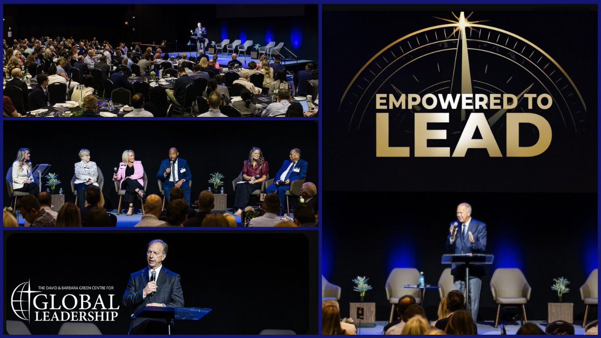 ORUAlumni's tweet photo. The “Empowered to Lead” Conference, hosted by ORU’s David and Barbara Green Centre for Global Leadership and based on the book by ORU President Dr. William M. Wilson
—🎉 Grand opening for ORU’s new David &amp; Barbara Green Centre for Global Leadership is September 18th https://t.co/3krZvp3fg0