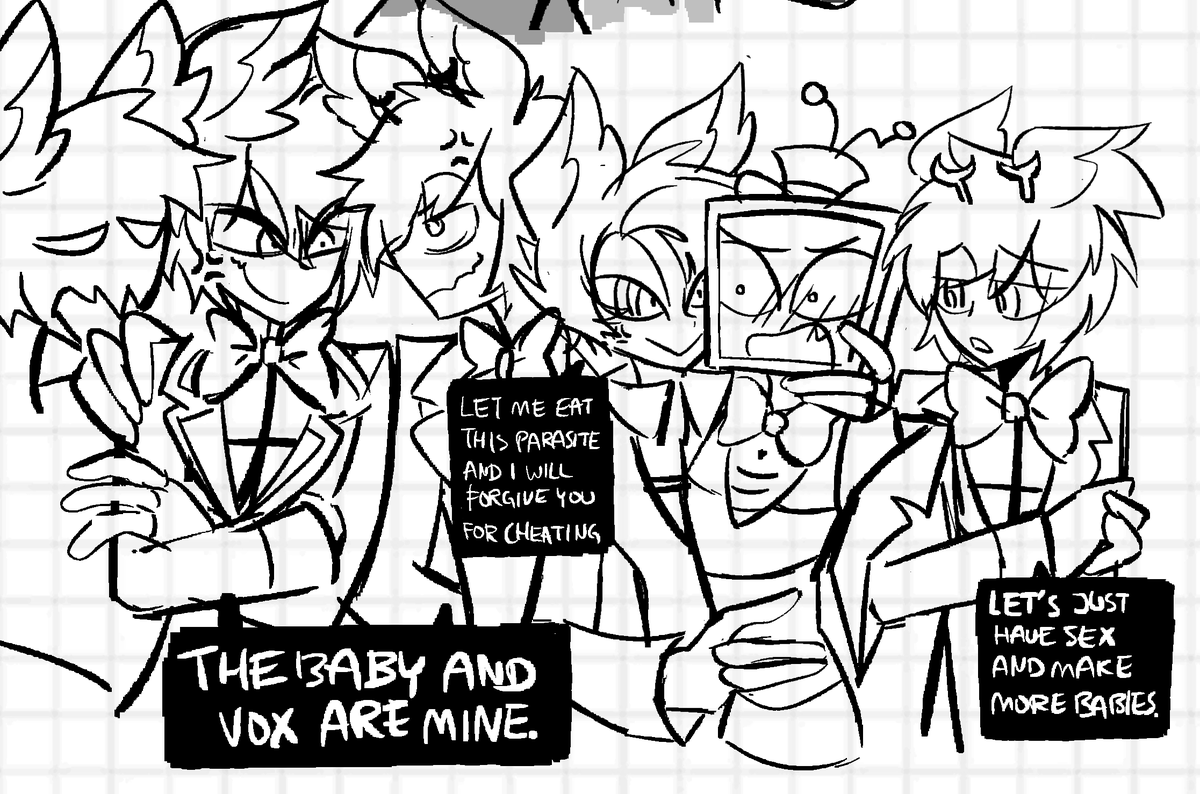voxtekEmployee's tweet photo. day 2 of #pregvoxweek2026 : arguing with partner(s)

my friend drew this on magma! i'm uploading it for her❤️ https://t.co/mauOzJmp4p