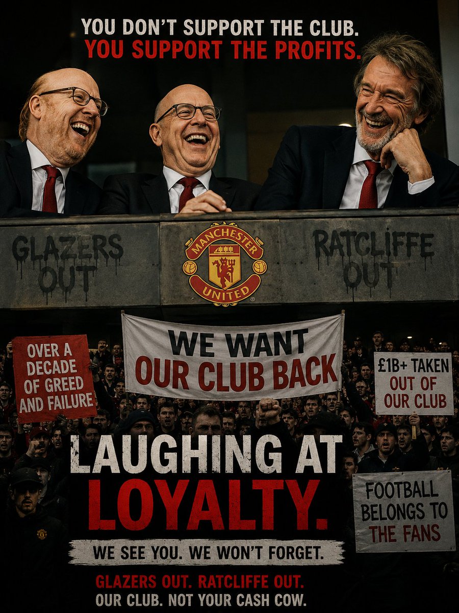 RyanHar03692827's tweet photo. #GlazersRatcliffeOut 
#GlazersDontCareAboutUnited 
#GlazersFullSaleOnly 
#GlazersAreVileVermin https://t.co/3kaGNujZSr