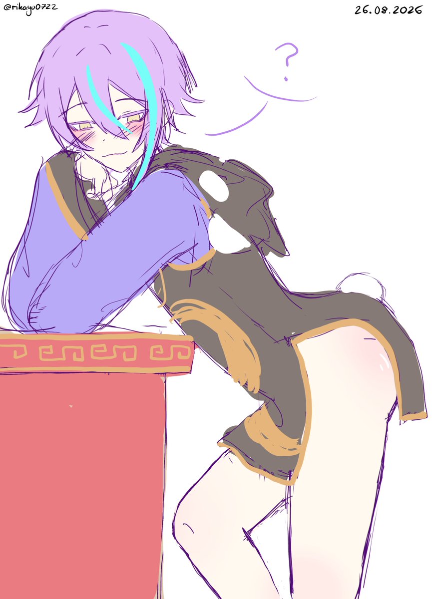 rikayu0722's tweet photo. i even did this back then bc it was such a life changing realization to me... there's literally only that fabric covering his crotch and ass... also i couldn't decide whether to leave his legs naked or not so I did both!

(...I'm just now noticing i didn't give rui any underwear) https://t.co/JUoXXRFCtT
