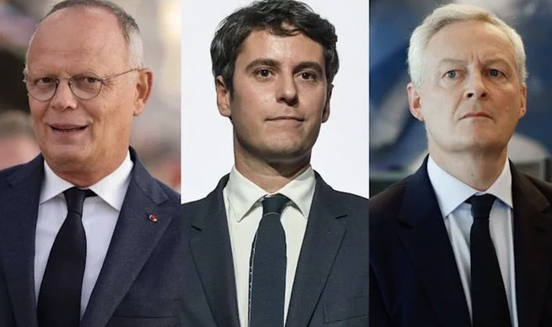 Forhalinton's tweet photo. Je n'arrive pas à croire que ces trois baltringues osent se présenter en 2027 en nous promettant qu'ils vont sauver le pays ! Rien que cette photo me dégoûte. Alors les imaginer au pouvoir… https://t.co/uYqTN6Lz5a