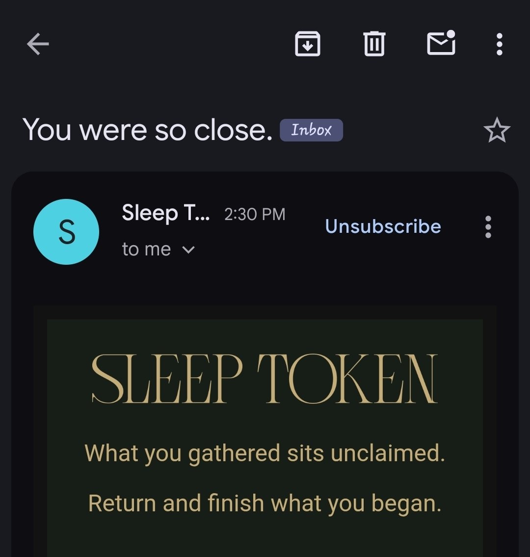 _TickleMeEmo_'s tweet photo. This was an insane email to get lmao, i was eyeballing the creatures shirt https://t.co/Ghyyx1Oye1