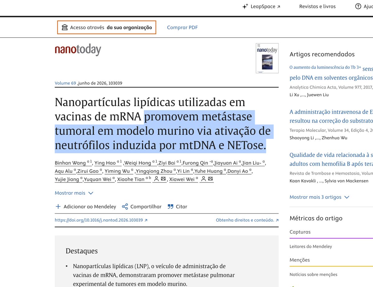 filipe_rafaeli's tweet photo. Eu acho que quem foi enganado com as vacinas mRNA deveria ficar bravo com quem enganou, não com quem está alertando.

"Promovem metástase tumoral".

https://t.co/KPwfit0Gsb https://t.co/diyYLh01BV