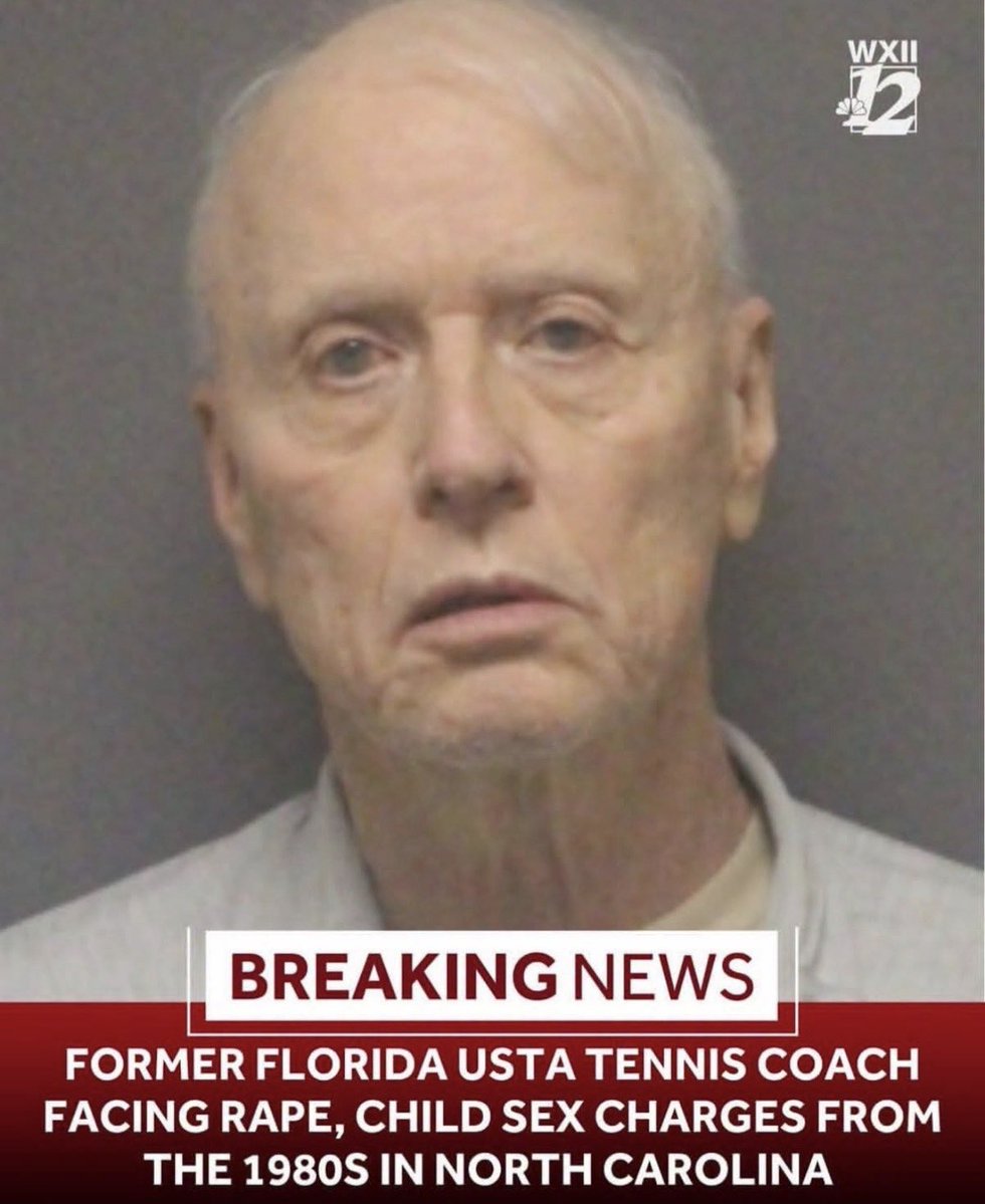 NotAvgLiberal's tweet photo. MAGA Supporter / Pedophile
Douglas Wade Booth, 71

A former longtime Executive Director of the USTA,
Was arrested in California and extradited to Greensboro, North Carolina. 

He faces charges including second-degree rape, indecent liberties with a child, and felony child abuse related to historical assaults against young players in the 1980s.

Every.  Fucking.  Time.