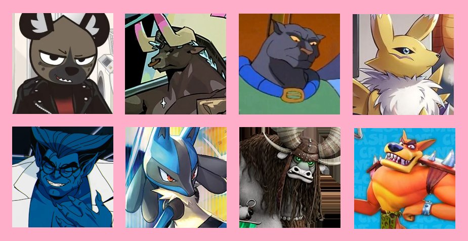 brosb4does's tweet photo. As I finish up Simba's sequence, we're starting off the month with a new poll! Fr muscle growth it's between Haida, Asterius, Talon, and Renamon, and for WG it's Beast, Lucario, Kai, and Tiny! Make your voices heard over on Big Stories, link in the pinned post! https://t.co/aDyVK81a3a