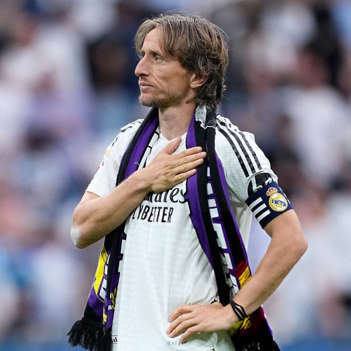 MadridXtra's tweet photo. 🚨 Luka Modrić: “Real Madrid is my HOME, and I would LOVE to RETURN.” @marca https://t.co/vrqDGjZu0R