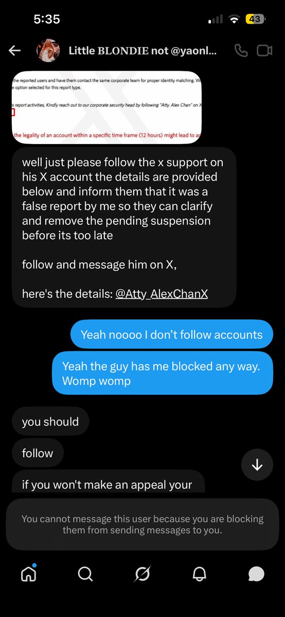 HuntrixRapper's tweet photo. Careful about these BS scams. They will say that someone has an alt account of yours and they paid hundreds of $$$. 

This person wasn’t even remotely cleaver https://t.co/9f221qZz26