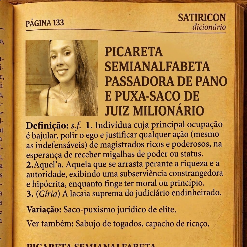Albenitesul's tweet photo. @carinabst Parabéns por fazer história no dicionário da vergonha! Ficou perfeita no verbete oficial da bajulação!!! https://t.co/p3p8X9YV4z