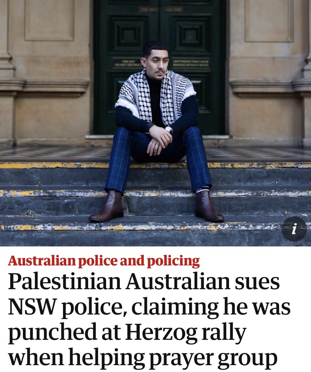 DavidShoebridge's tweet photo. Premier Minns, PM Albanese, Labor and the other war parties, created the circumstances where Eyad: “was assaulted, battered, falsely imprisoned, subjected to a misfeasance in public office, and maliciously prosecuted.” There must be accountability. https://t.co/UoNisGISI7