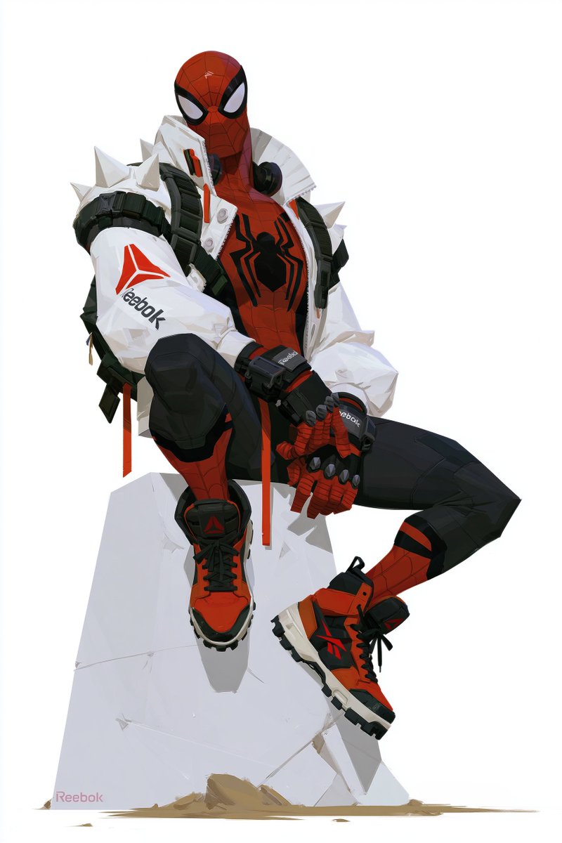 knightama's tweet photo. Reebok's turn (3/7)

Which brand fits Spider-Man best? Seven brands. Seven suits. One winner. https://t.co/9JDQ60kPXo