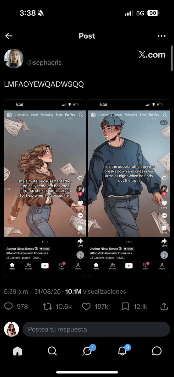 Sofia03770603's tweet photo. Todo un caso el como la gente hetero promociona sus libros heteros https://t.co/2kra0LUtkH