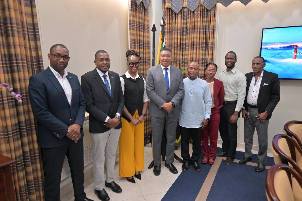 AndrewHolnessJM's tweet photo. This morning, I met with Faith Johnson and Moses Linton, who have returned to Jamaica after completing their Master of Science degrees in Cardiovascular Perfusion at the University of Bristol. 

Their journey began when Ms. Abi-Gaye Smythe of the I Have a Heart Foundation brought to my attention the shortage of trained perfusionists in Jamaica. Through the CHASE Fund, we were able to support their specialised training.

Now back on the island, they are ready to put their specialised training to work, helping to strengthen Jamaica’s capacity to provide life-saving cardiac care.

It is encouraging to see our young professionals return home ready to serve and make a difference.