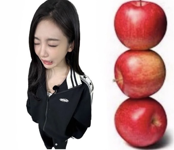 pompuning's tweet photo. 3 apples tall https://t.co/iEoz8K1LRm