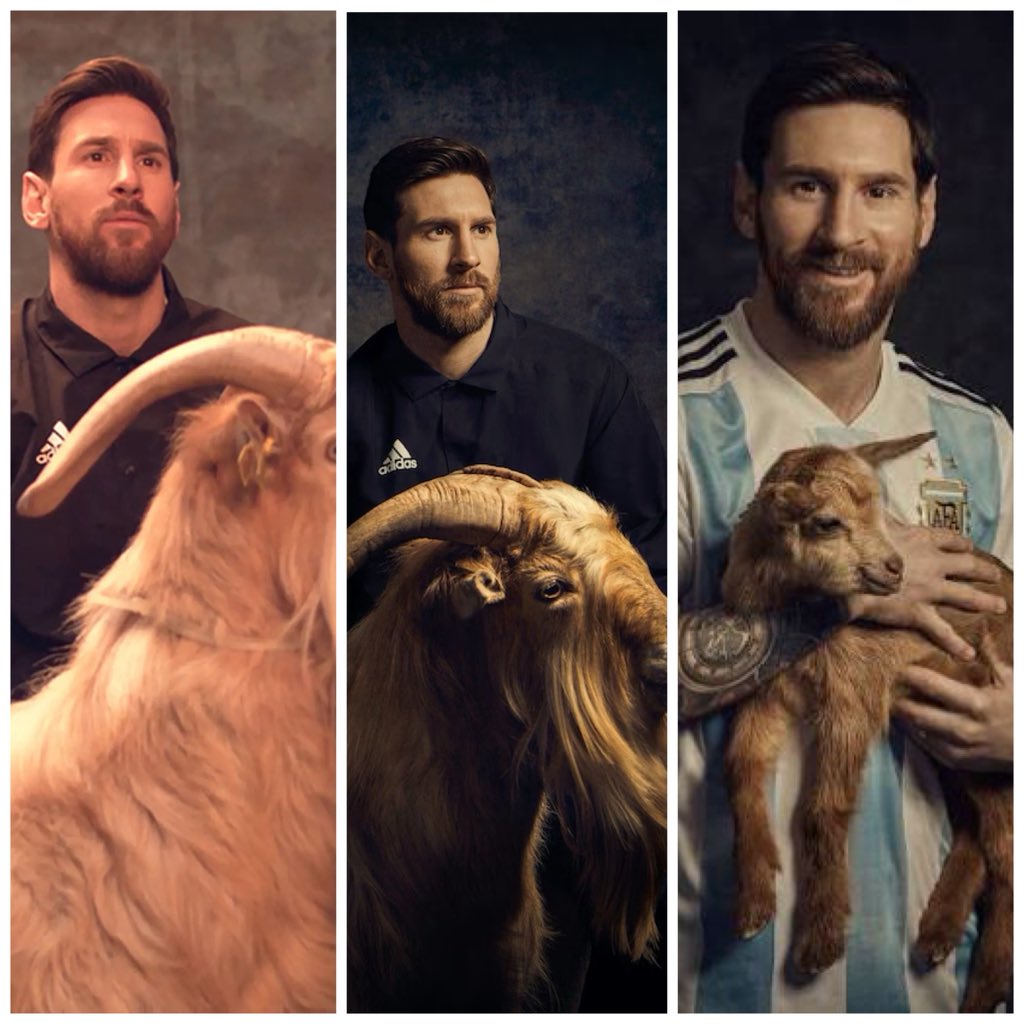 Senyyo's tweet photo. • Obsessed with Cristiano Ronaldo
• Calls himself the GOAT
• Racist
• Numerous photoshoots with “goats”
• Legacy tainted with corruption
• Sore loser
• Protected by FIFA and referees his whole career
• Pays media for PR and propaganda to paint him as the good humble guy and make Ronaldo the villain
• Insults players and referees when things don’t go his way
• Physically abuses players

Meet Lionel Messi, aka "The FIFA Princess": the most protected fraud in football history ✅