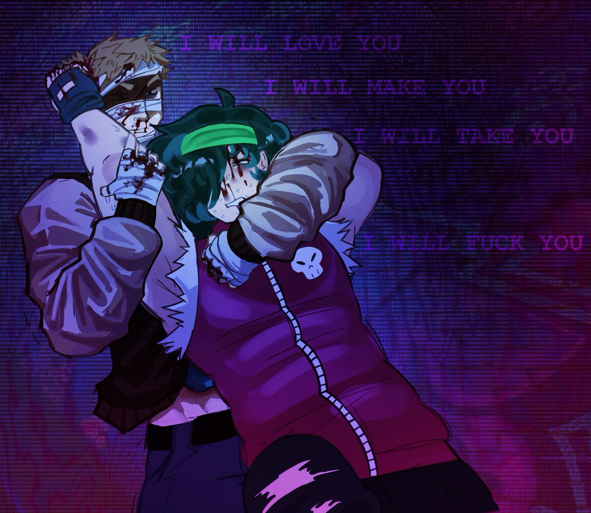 Arohachan1's tweet photo. is that collab with @PWNastatine oh yeah who would doubt it........
#hotlinemiami https://t.co/Ky5N5GSsAr