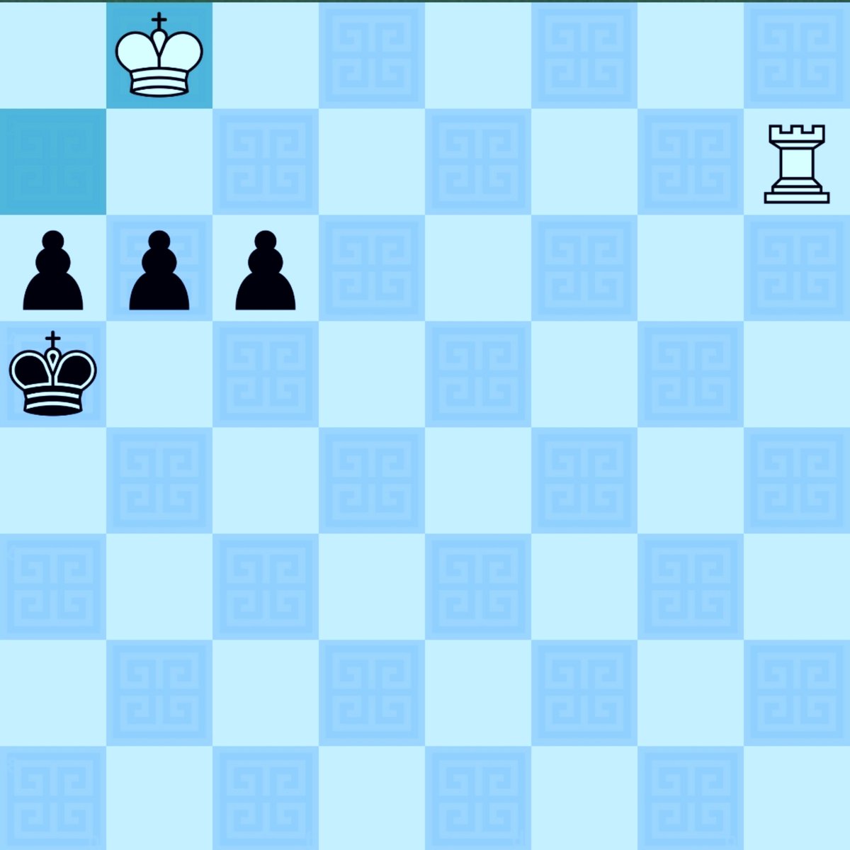 ttofcourse's tweet photo. Black to play!
White's correct response is king to h1, king g1 is a loosing blunder. Can you find blacks winning move? Only one move wins, all others end in a draw or stalemate!
#chess #endgame of the #day 101
#imbalance https://t.co/Dv1LeP1Y0i