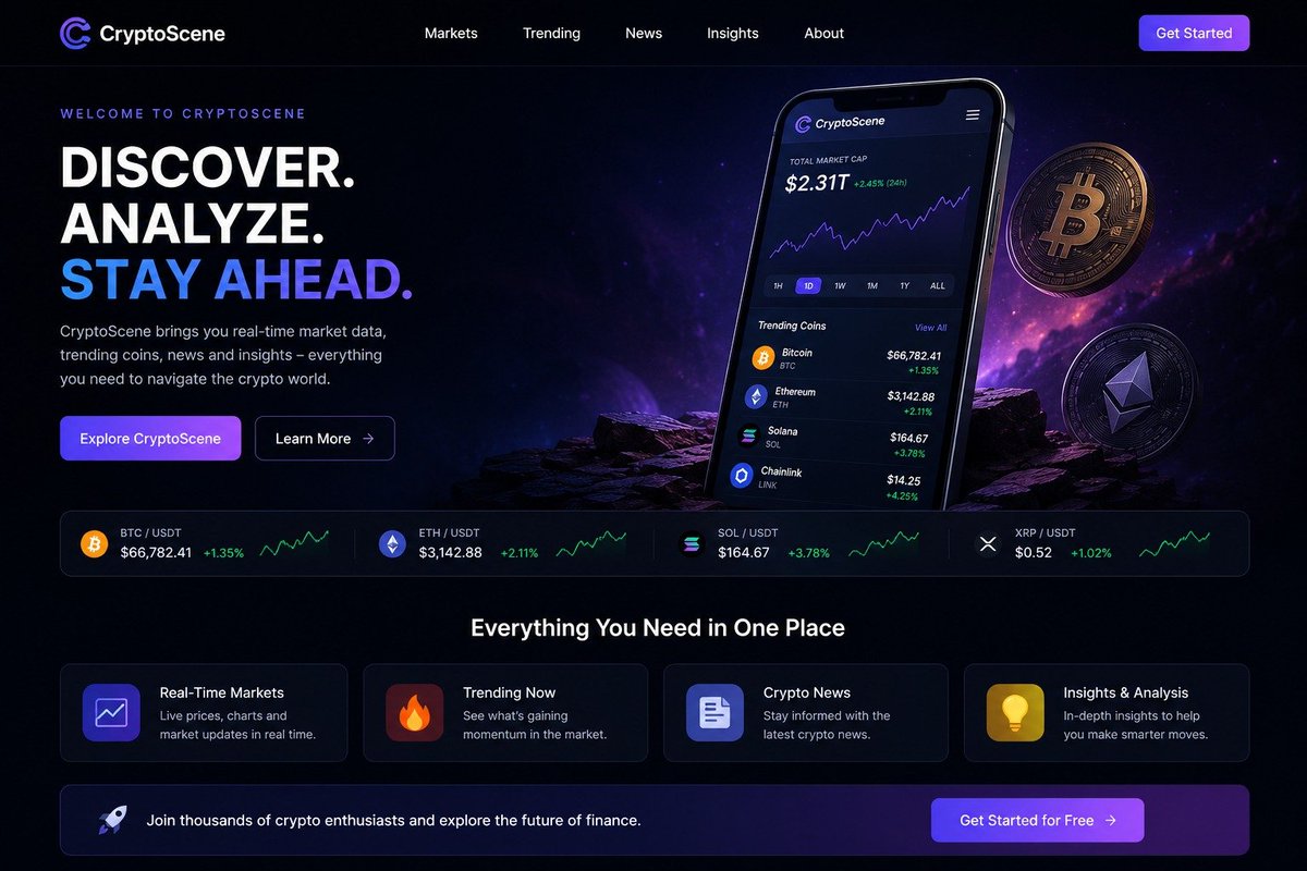 Diersburg's tweet photo. 🔥 YOUR CRYPTO PROJECT NEEDS A WEBSITE THAT LOOKS SERIOUS.

Stop losing attention with outdated or boring pages.

I build modern, high-impact landing pages for:

⚡ Crypto Projects
🪙 Token & Coin Launches
📈 Trading Communities
🌐 Web3 Brands
🚀 Crypto Startups

✅ Mobile optimized
✅ Modern crypto design
✅ Fast & professional
✅ Built to convert visitors into leads

💥 Starting from just $100

Want a landing page like this for your project?

📩 DM me now for pricing & availability.

#Crypto #CryptoMarketing #Web3 #LandingPage #CryptoBusiness #WebDesign #Blockchain #Bitcoin #Ethereum #CryptoStartup