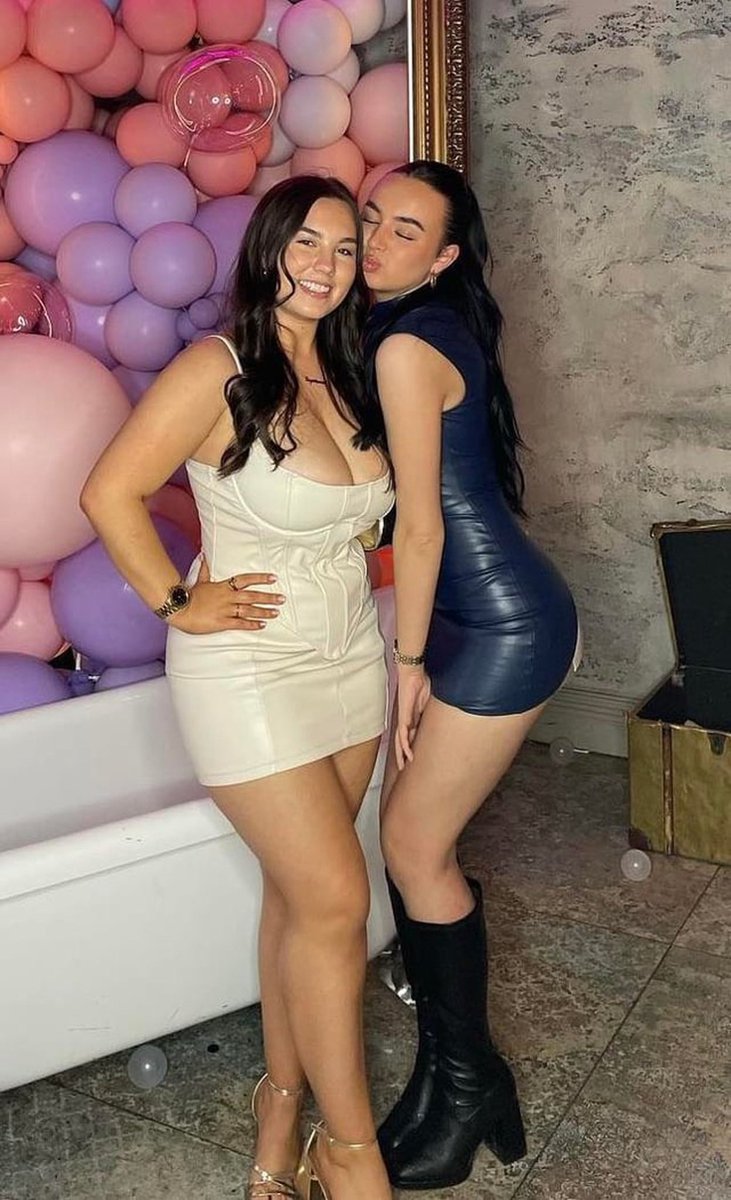 PhilStroker's tweet photo. Two sluts Amy and Hannah submitted to me and I’m VERY happy with them… 🥵🥵 

#busty #sluts #tarts #wankchat #goon #goonfuel #leather #pvc #latex #heels #boots #nsfwtwtًً  #tits #boobs #dress #legs #wank #chavs https://t.co/lM9DDvU2lw