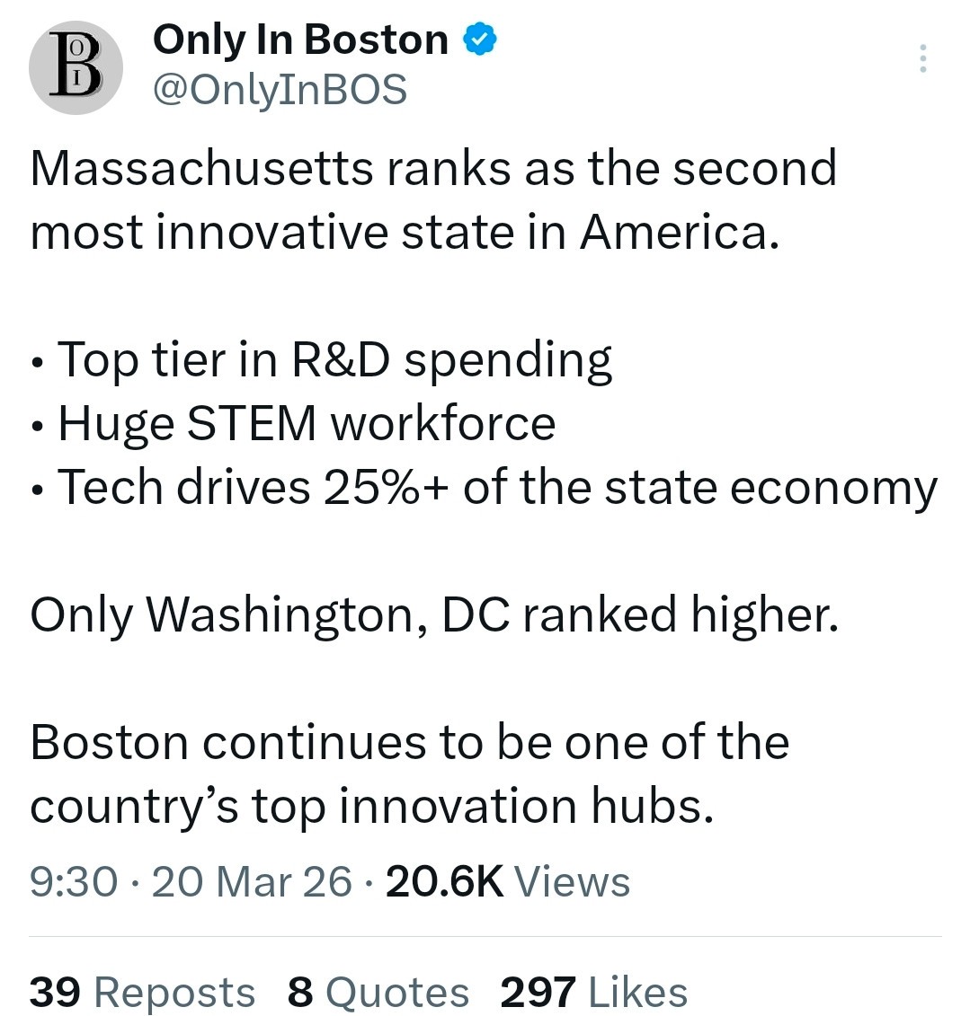 92567915's tweet photo. The East Coast's capital of innovation. https://t.co/vxUdMEauhe