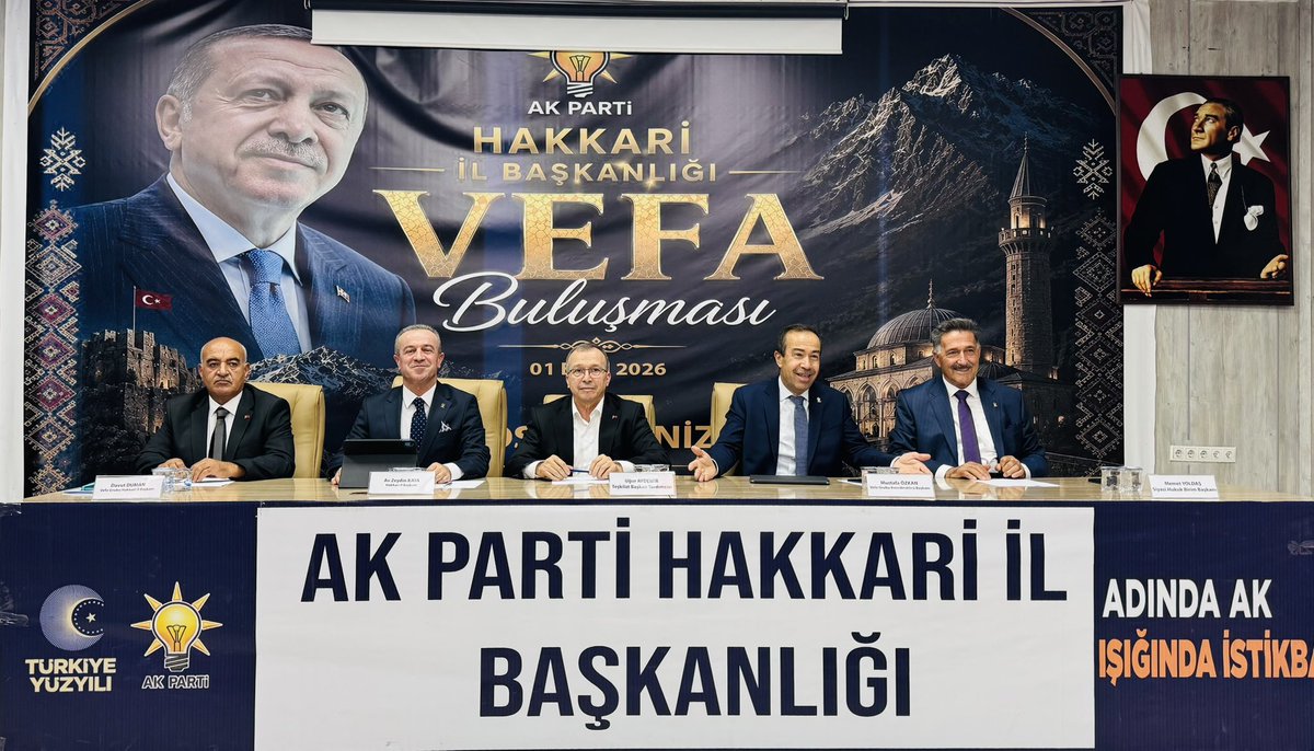Akkadin_Hakkari's tweet photo. 📍 Hakkâri

Geçmişten bugüne davamıza gönül veren yol arkadaşlarımızla Vefa Buluşmamızda bir araya geldik.

Sn. @uguraydemir45, Sn. @06mozkan ve İl Başkanımız Sn. @KayaZeydin’in katılımlarıyla gerçekleştirdiğimiz buluşmada, teşkilat ruhumuzu ve kardeşliğimizi yeniden güçlendirdik https://t.co/Gs0hmtBjo6