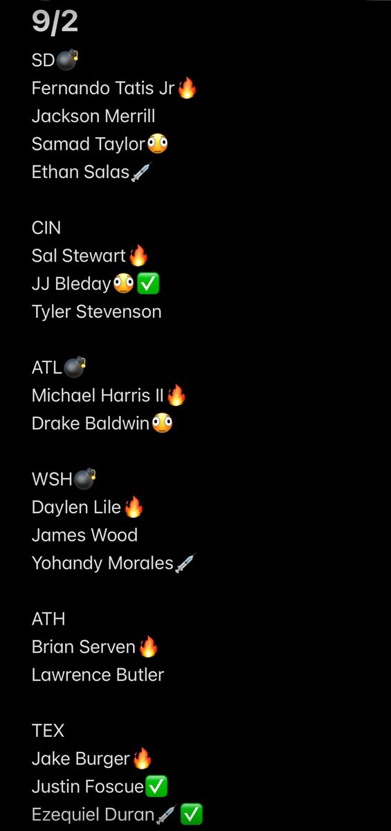 Isaiahjay26's tweet photo. 9/2 Full Slate. Late games in comments🔥 using @TheStarTool https://t.co/sFrPHT9kz7