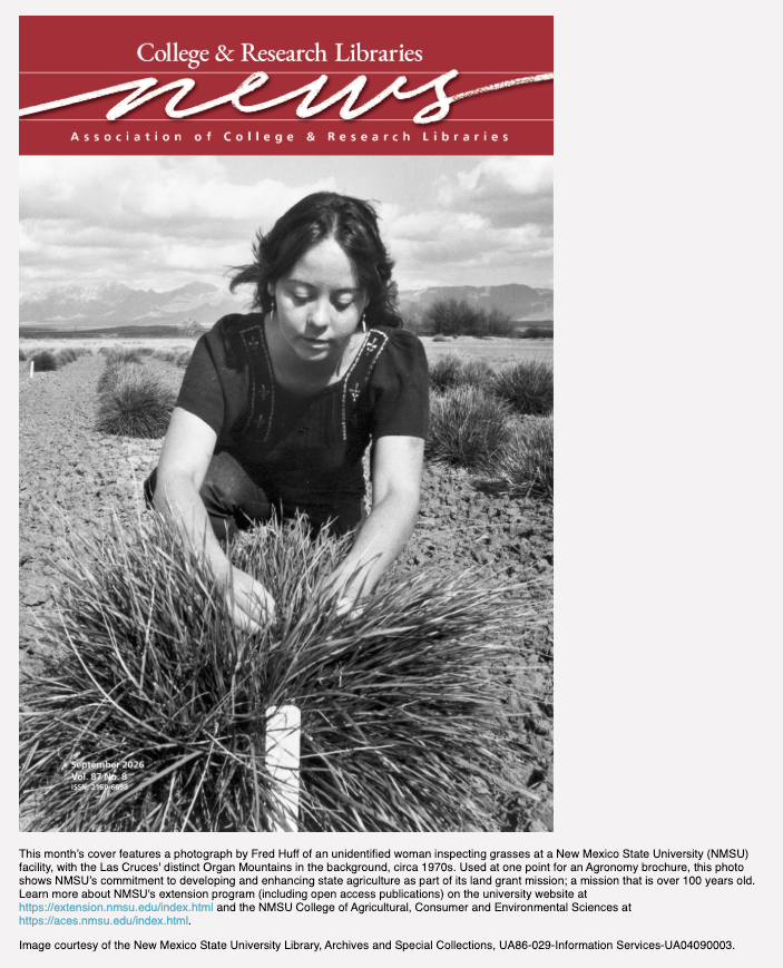LibraryJournal's tweet photo. C&amp;RL News: The September 2026 Issue of College and Research Library News (Vol 87, No 8) is Now Available Online (via @ALA_ACRL)
 https://t.co/vMSQt26Usf

#libraries https://t.co/Wd2q8WZtMB