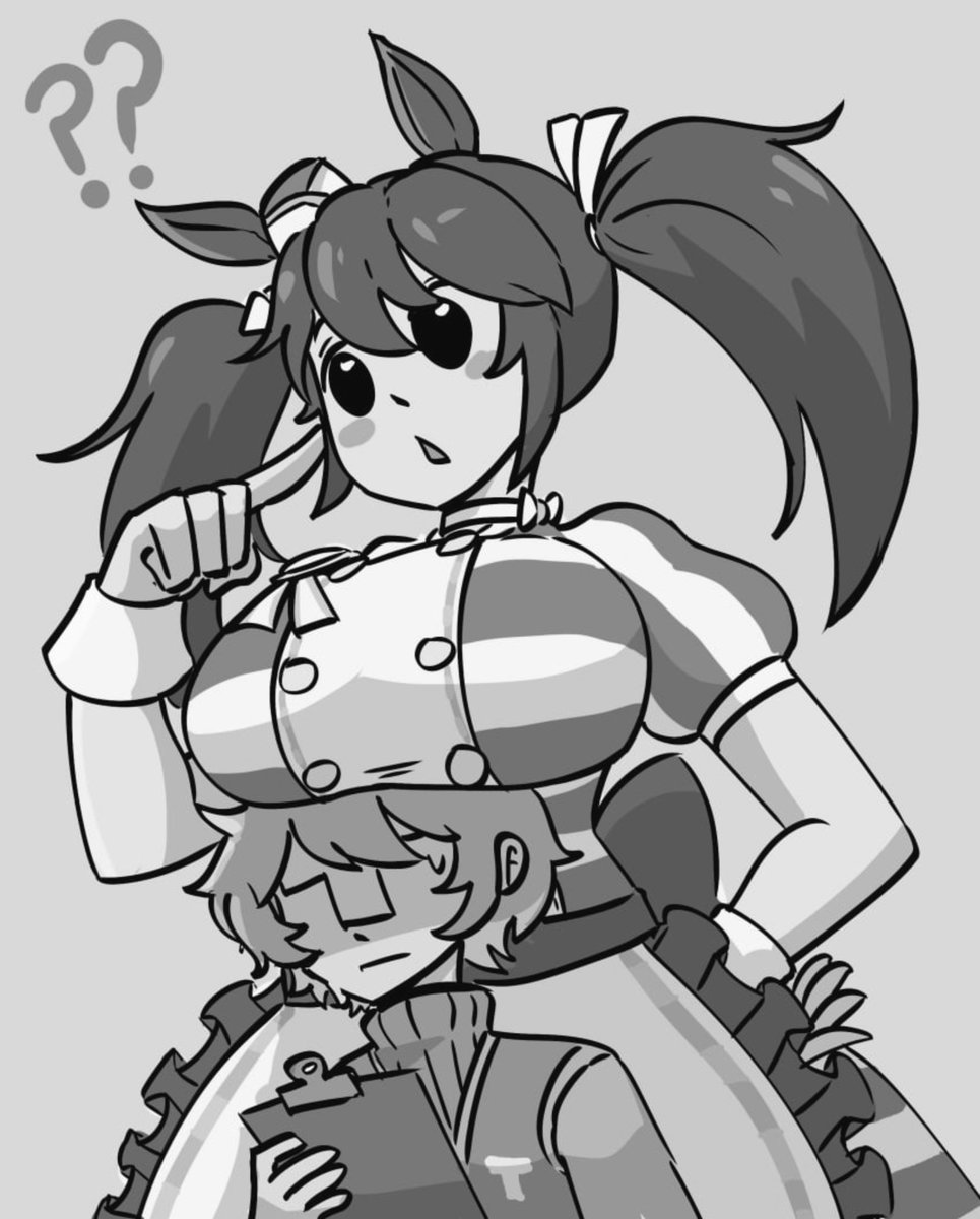 TheRadiantUma's tweet photo. ㅤ

ㅤㅤ“ ¿A dónde fuiste? Hace un momento estabas aquí.”ㅤ

ㅤㅤEstá buscando a Torena-san, pero apenas regresar no le vio. Parece que se salvó de entrenar y podrá comer unas donas. https://t.co/0TJpx5zRO0