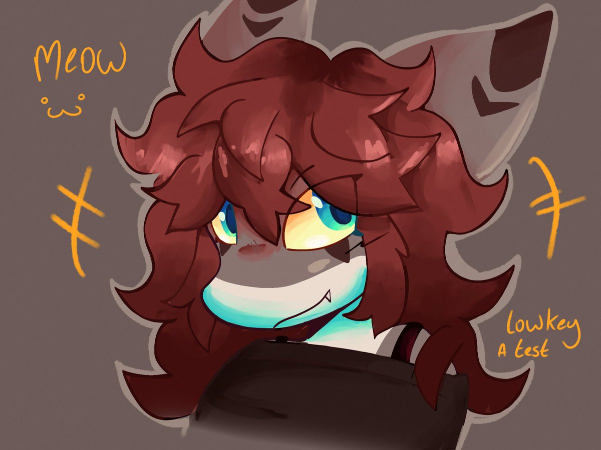 AmplifedM's tweet photo. Test art lol (character not mines !!) 

The shading is very messy and all over the place but we can just ingore that gang cant we :)  #furry #furryartㅤㅤㅤ https://t.co/5Cp2LkCD5X