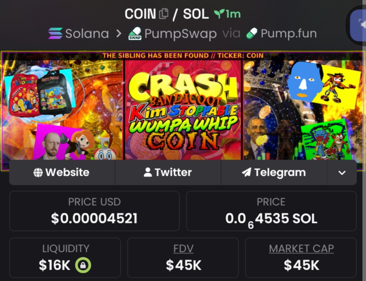 FortuneTraderr's tweet photo. 💰 $COIN picked up at just $45K MC via the TG call. 🚀

Ca 

5jNB5YFamqs3iifyhs34ERox2En3EBc1v5CdgHkmpump https://t.co/x0xSzQr3D7
