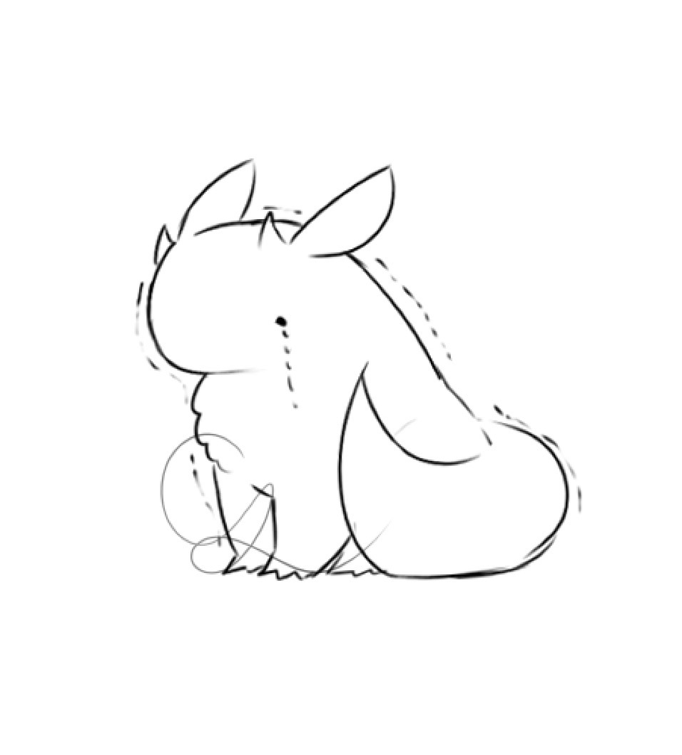 me_achromatic's tweet photo. この子は裏でできた謎生物ちゃん https://t.co/dcMLoUojn4