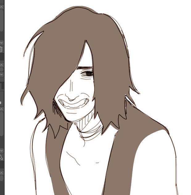 wizardslop's tweet photo. getting over my fear of drawing V because i saw him make the stupidest face ever on the cutscene viewer and thought it was so funny https://t.co/0r4u1zY8Wb
