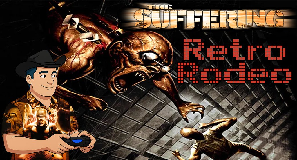 Retro_Rodeo's tweet photo. Howdy Folks. Another day of (The) Suffering at 5pm MST! Day 2 of the Subathon for 2 year streamiversary as well! https://t.co/GbWI11hX8q 

#TheSuffering #SurrealSoftware #FPS #ThirdPersonShooter #Horror #GameDesigner #VoiceActor #Twitch https://t.co/pU9X2Pvgcq