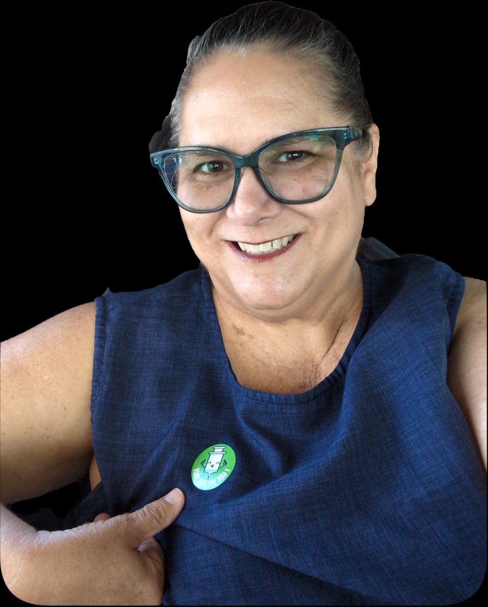 Kimwyattsart's tweet photo. Got my fall 2026 seasonal flu shot yesterday. Stay healthy https://t.co/B2PmmxV2vC