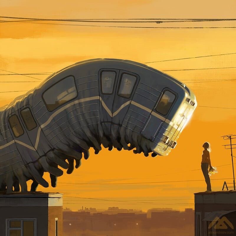 pmamtraveller's tweet photo. "We won't tell anyone" by artist Alex Andreev. https://t.co/yZLJbgjuGR