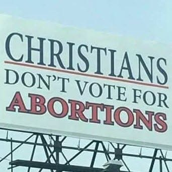 SaltyGoat17's tweet photo. You can be a Christian

OR

You can be a Democrat

You CANNOT be both!! https://t.co/QVOG6Bluny