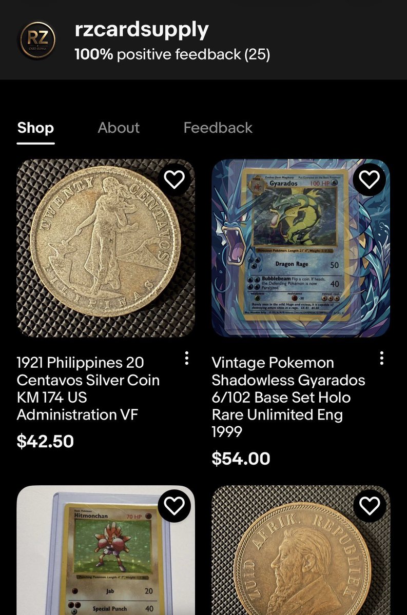 RZCARDSUPPLY's tweet photo. @RSJRsteel Selling all kinds of cool $hit. 
Come check https://t.co/yzSCJKwHgs