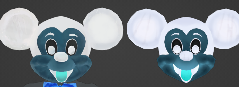 Adalberto_Man's tweet photo. Keeping the tradition, coloring them inverted instead of normal colors and reverting the textures. gives it a cool result!

V2 and V1 heads side by side https://t.co/HjxcEniFNq