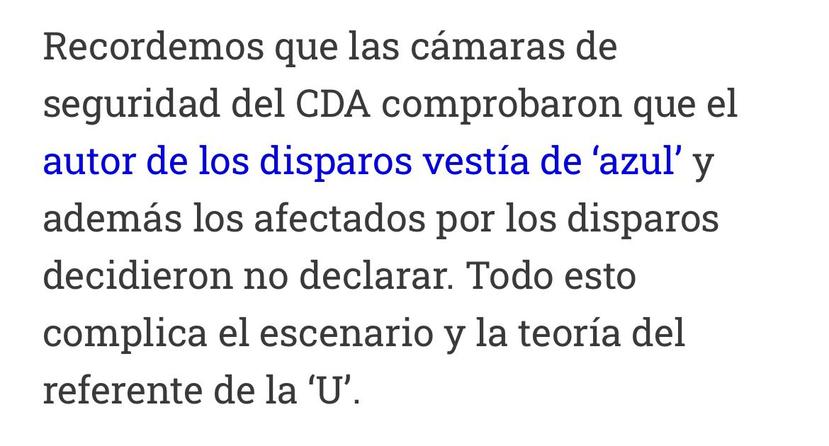 spzcc1's tweet photo. @EyzaguirreT @rhernandezadn Sin fundamentos dijo que fueron hinchas de Colo-Colo los que dispararon. Su teoría se fue a tierra porque los mismos afectados no quisieron testificar, y el que disparó iba vestido de la u.
Dijo que el responsable disparó y arrancó en auto.
Videovigilancia muestra que huyó a pie. https://t.co/gmMyEU2f6G
