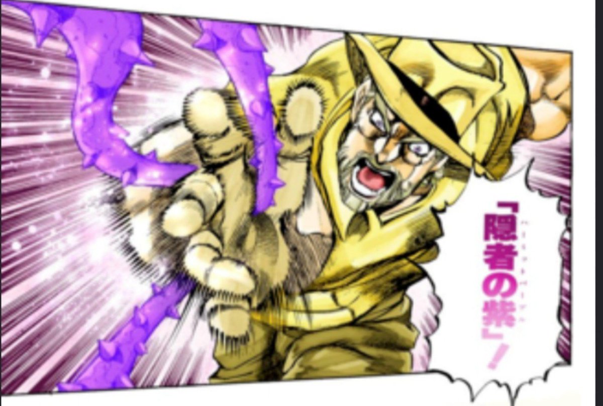 nabton23's tweet photo. Hermit purple VS 
Stand del cuerpo de Jonathan ( no tiene nombre. The passion no es el nombre canon de este stand, ese nombre viene de una novela ligera de jojos. Y eso no es canon) https://t.co/TZ0h6Cqgg2