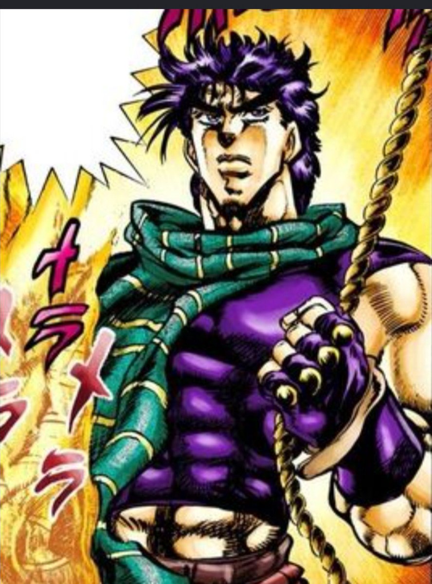 nabton23's tweet photo. Joseph joestar ( de joven ) + hermit purple vs  dió parte 3 https://t.co/lcwre1mFQa