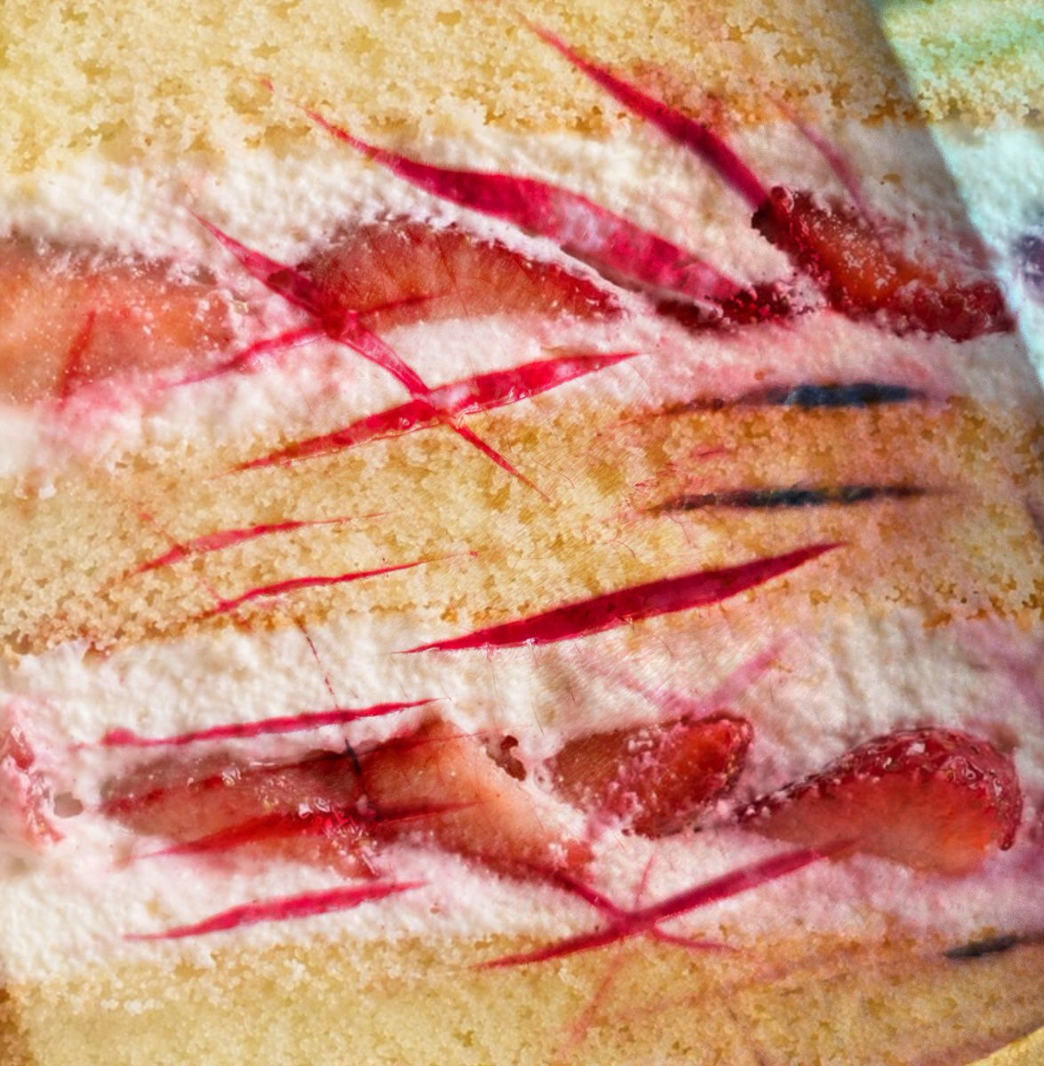 Kiiithekatch's tweet photo. Oh my god!!! Who cut my cake???
 (¬`‸´¬) ——— (mini sesh) ♡
.
.
.
.
#slittwt #shrtwt #shhtwt #ouchietwt #owchietwt #shedtwt #988twt #styrotwt bb🫘, 🫓twt, 🏚twt, 🔪twt https://t.co/tNFJ3iEDsn