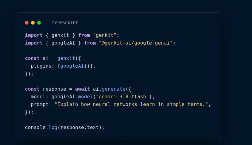 Code snippet