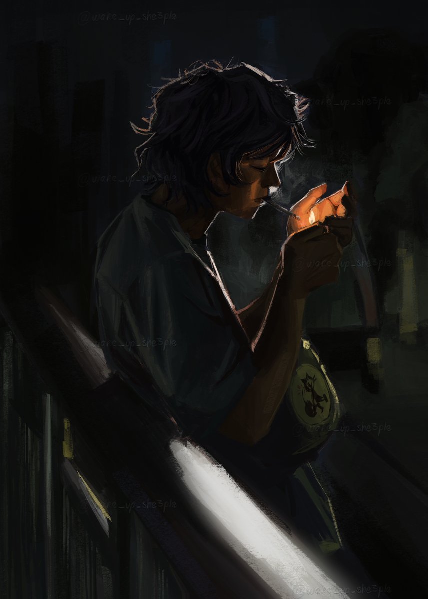 wake_up_she3ple's tweet photo. did a lighting study a while back &amp; drew ryujin for it #handjumper #ryujinkang https://t.co/jtECxIeofw