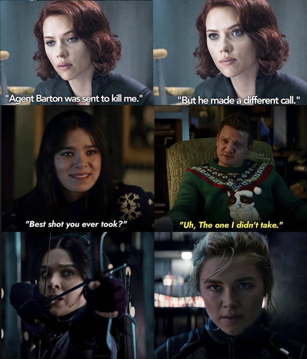 yelenasarcher's tweet photo. the way kate and yelena fit into this legacy so beautifully… they could have done sooooo much with them with all the material they had/have but instead gave us nothing and i will never get over the wasted potential https://t.co/wM5uCZYWFD