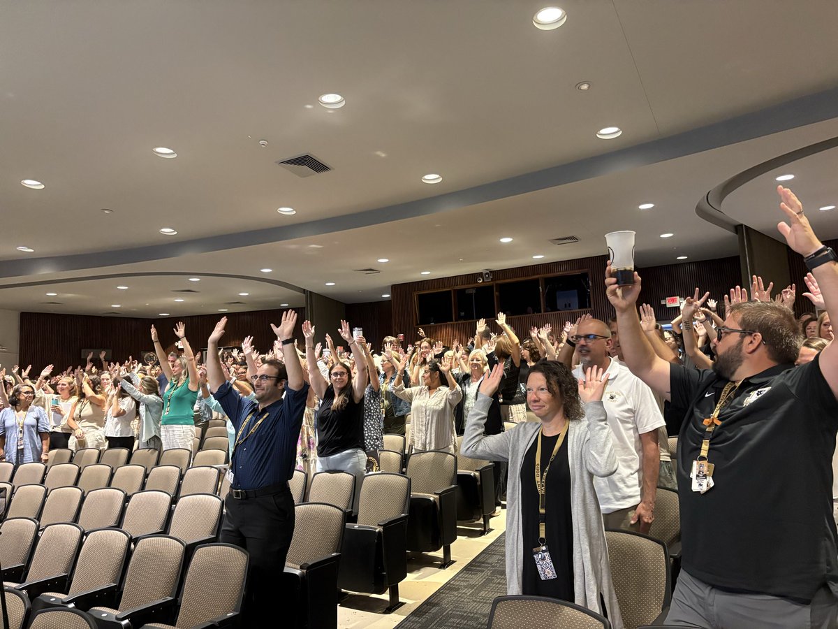 CMcCoid's tweet photo. We had a fantastic day welcoming back the @PtBoroSchools staff. Let the 2026-2027 #PantherPath begin! @AdamAngelozzi @abran https://t.co/mUxtMuF0oU